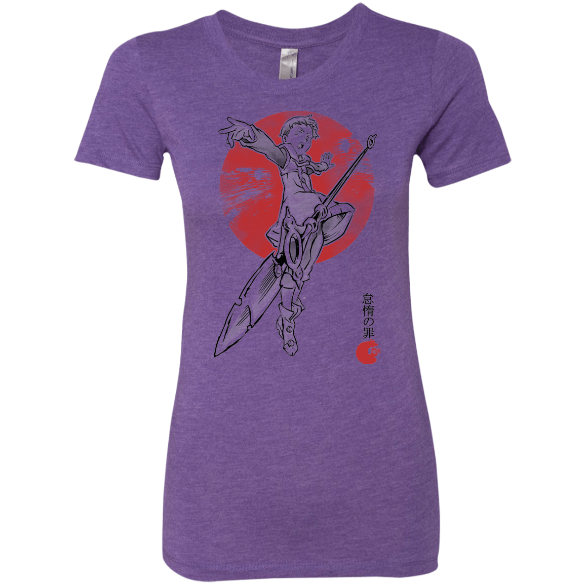 T-Shirts Purple Rush / S Grizzly Sloth Women's Triblend T-Shirt