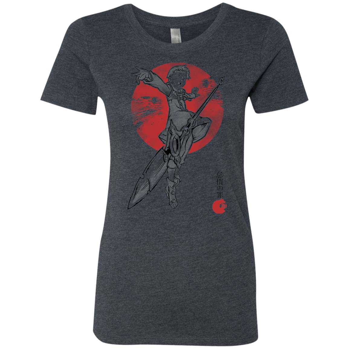 T-Shirts Vintage Navy / S Grizzly Sloth Women's Triblend T-Shirt