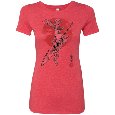 T-Shirts Vintage Red / S Grizzly Sloth Women's Triblend T-Shirt