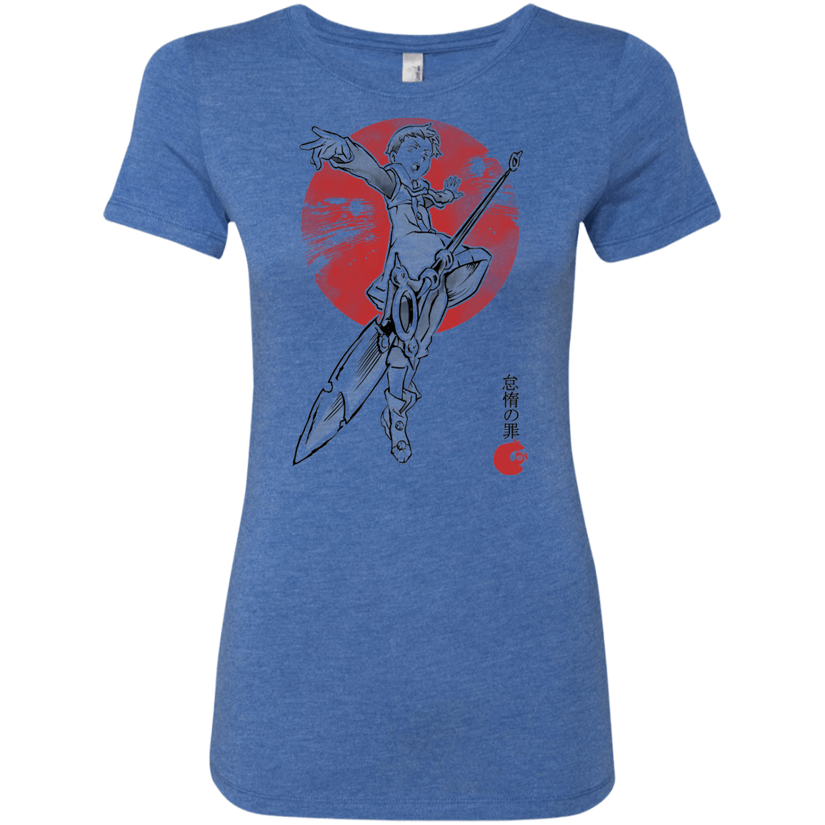T-Shirts Vintage Royal / S Grizzly Sloth Women's Triblend T-Shirt