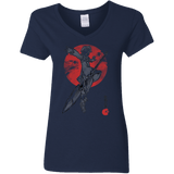 T-Shirts Navy / S Grizzly Sloth Women's V-Neck T-Shirt