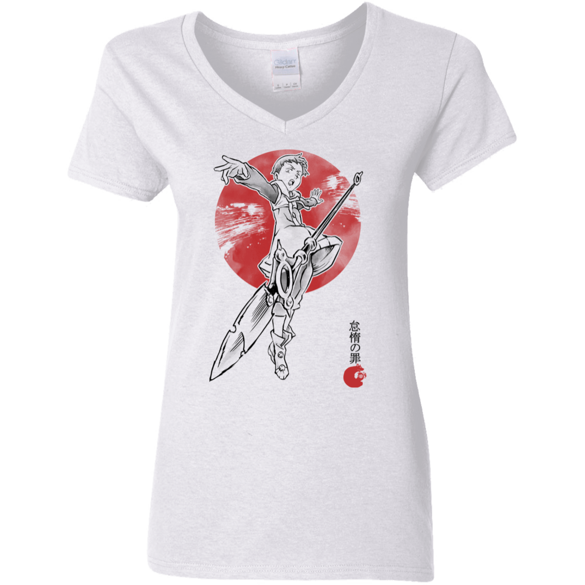 T-Shirts White / S Grizzly Sloth Women's V-Neck T-Shirt