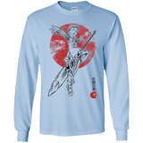 T-Shirts Light Blue / YS Grizzly Sloth Youth Long Sleeve T-Shirt