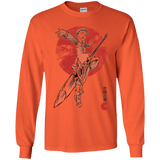 T-Shirts Orange / YS Grizzly Sloth Youth Long Sleeve T-Shirt