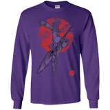 T-Shirts Purple / YS Grizzly Sloth Youth Long Sleeve T-Shirt