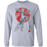 T-Shirts Sport Grey / YS Grizzly Sloth Youth Long Sleeve T-Shirt