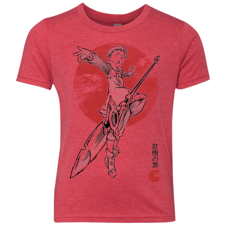 T-Shirts Vintage Red / YXS Grizzly Sloth Youth Triblend T-Shirt