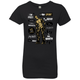 T-Shirts Black / YXS Groot Famous Quotes Girls Premium T-Shirt