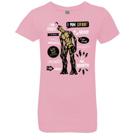 T-Shirts Light Pink / YXS Groot Famous Quotes Girls Premium T-Shirt