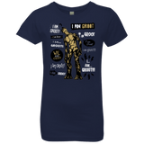 T-Shirts Midnight Navy / YXS Groot Famous Quotes Girls Premium T-Shirt