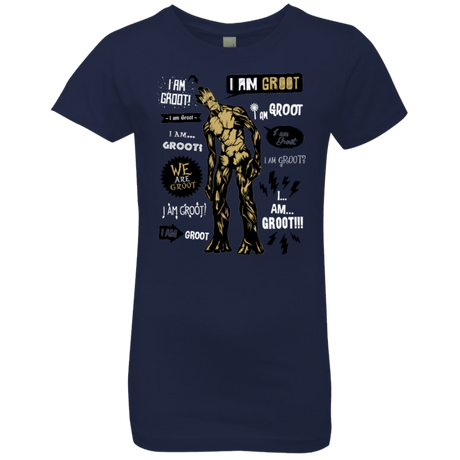 T-Shirts Midnight Navy / YXS Groot Famous Quotes Girls Premium T-Shirt