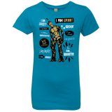 T-Shirts Turquoise / YXS Groot Famous Quotes Girls Premium T-Shirt
