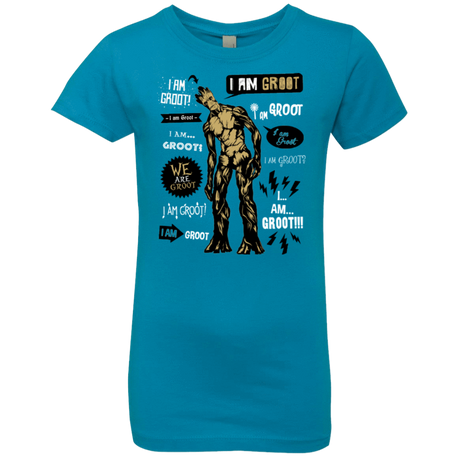 T-Shirts Turquoise / YXS Groot Famous Quotes Girls Premium T-Shirt