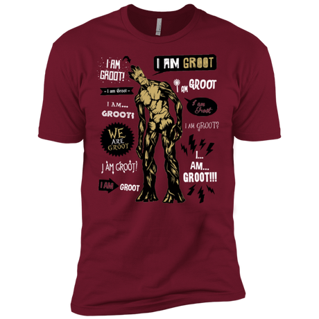 T-Shirts Cardinal / X-Small Groot Famous Quotes Men's Premium T-Shirt