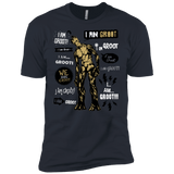 T-Shirts Indigo / X-Small Groot Famous Quotes Men's Premium T-Shirt