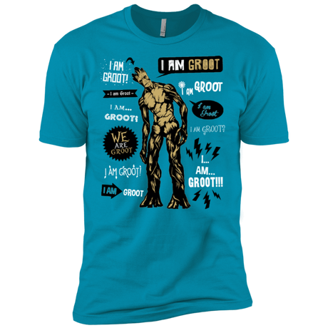 T-Shirts Turquoise / X-Small Groot Famous Quotes Men's Premium T-Shirt