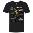 T-Shirts Black / X-Small Groot Famous Quotes Men's Premium V-Neck
