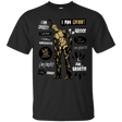 T-Shirts Black / Small Groot Famous Quotes T-Shirt