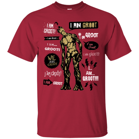 T-Shirts Cardinal / Small Groot Famous Quotes T-Shirt