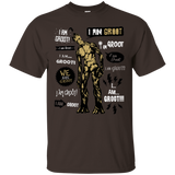 T-Shirts Dark Chocolate / Small Groot Famous Quotes T-Shirt