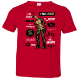 T-Shirts Red / 2T Groot Famous Quotes Toddler Premium T-Shirt