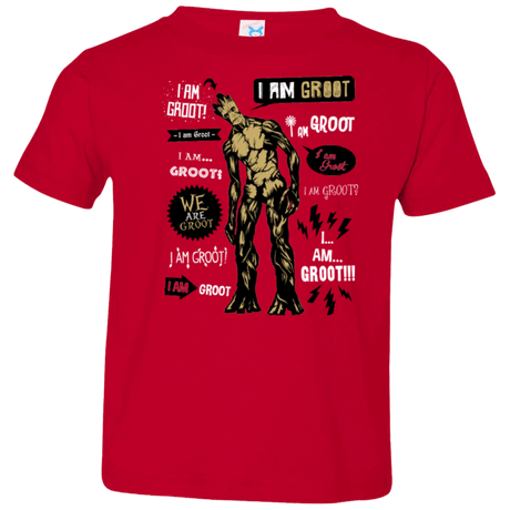 T-Shirts Red / 2T Groot Famous Quotes Toddler Premium T-Shirt