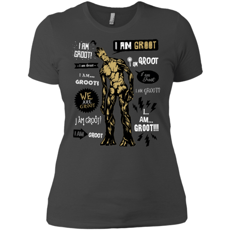 T-Shirts Heavy Metal / X-Small Groot Famous Quotes Women's Premium T-Shirt