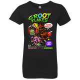 T-Shirts Black / YXS Groot Flakes Girls Premium T-Shirt