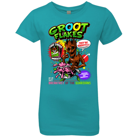 T-Shirts Tahiti Blue / YXS Groot Flakes Girls Premium T-Shirt