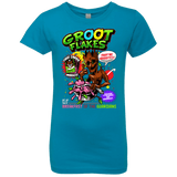 T-Shirts Turquoise / YXS Groot Flakes Girls Premium T-Shirt