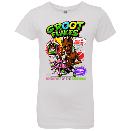 T-Shirts White / YXS Groot Flakes Girls Premium T-Shirt