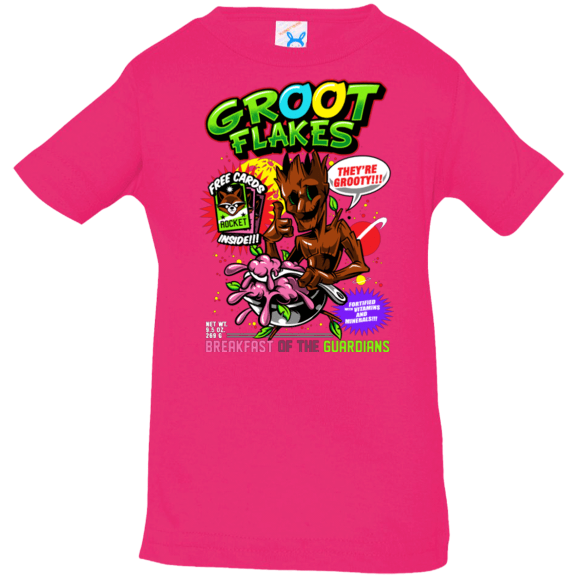 T-Shirts Hot Pink / 6 Months Groot Flakes Infant PremiumT-Shirt