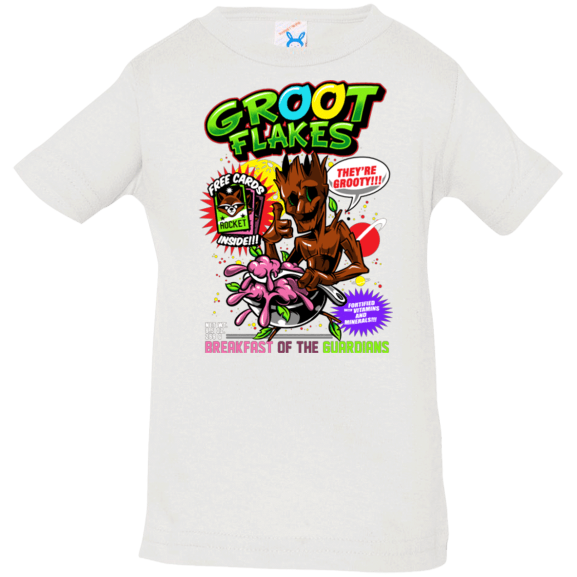 T-Shirts White / 6 Months Groot Flakes Infant PremiumT-Shirt