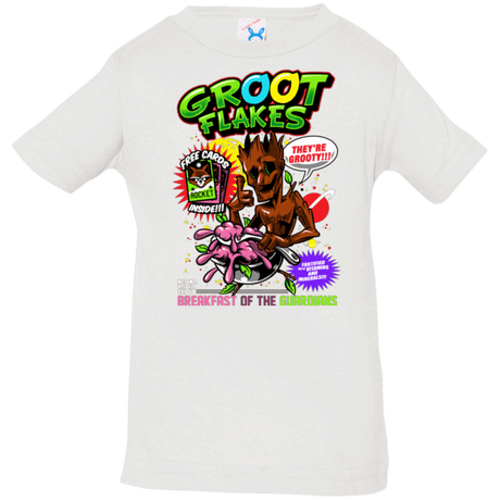 T-Shirts White / 6 Months Groot Flakes Infant PremiumT-Shirt