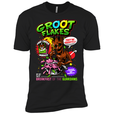 T-Shirts Black / X-Small Groot Flakes Men's Premium T-Shirt