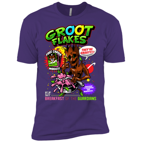 T-Shirts Purple / X-Small Groot Flakes Men's Premium T-Shirt