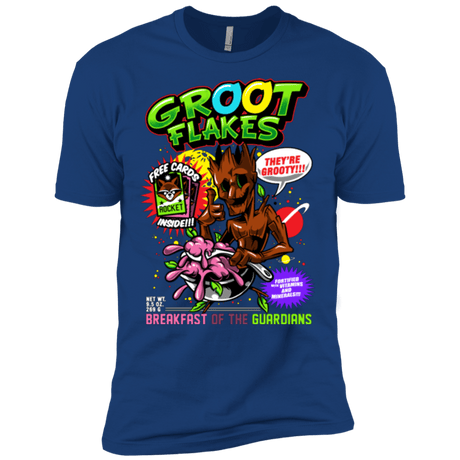 T-Shirts Royal / X-Small Groot Flakes Men's Premium T-Shirt