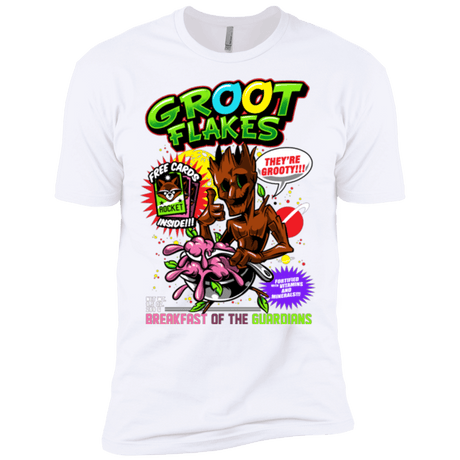 T-Shirts White / X-Small Groot Flakes Men's Premium T-Shirt