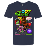 T-Shirts Midnight Navy / X-Small Groot Flakes Men's Premium V-Neck