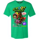 T-Shirts Envy / Small Groot Flakes Men's Triblend T-Shirt