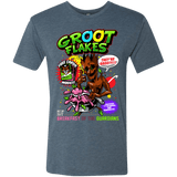 T-Shirts Indigo / Small Groot Flakes Men's Triblend T-Shirt