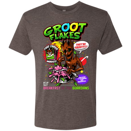 T-Shirts Macchiato / Small Groot Flakes Men's Triblend T-Shirt