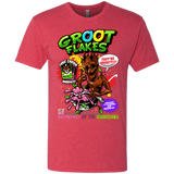 T-Shirts Vintage Red / Small Groot Flakes Men's Triblend T-Shirt
