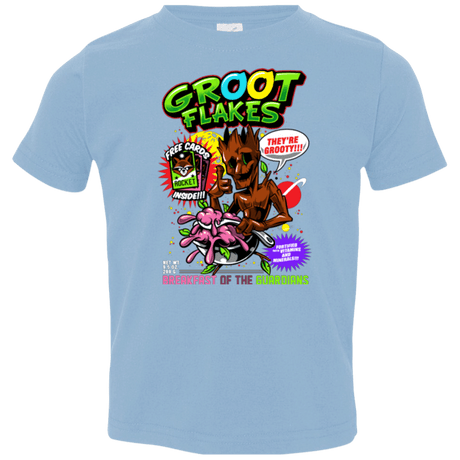 T-Shirts Light Blue / 2T Groot Flakes Toddler Premium T-Shirt