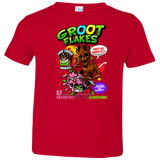 T-Shirts Red / 2T Groot Flakes Toddler Premium T-Shirt