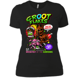 T-Shirts Black / X-Small Groot Flakes Women's Premium T-Shirt