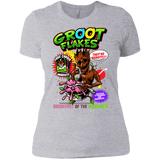 T-Shirts Heather Grey / X-Small Groot Flakes Women's Premium T-Shirt