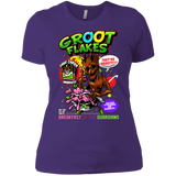 T-Shirts Purple / X-Small Groot Flakes Women's Premium T-Shirt