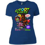 T-Shirts Royal / X-Small Groot Flakes Women's Premium T-Shirt