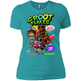 T-Shirts Tahiti Blue / X-Small Groot Flakes Women's Premium T-Shirt